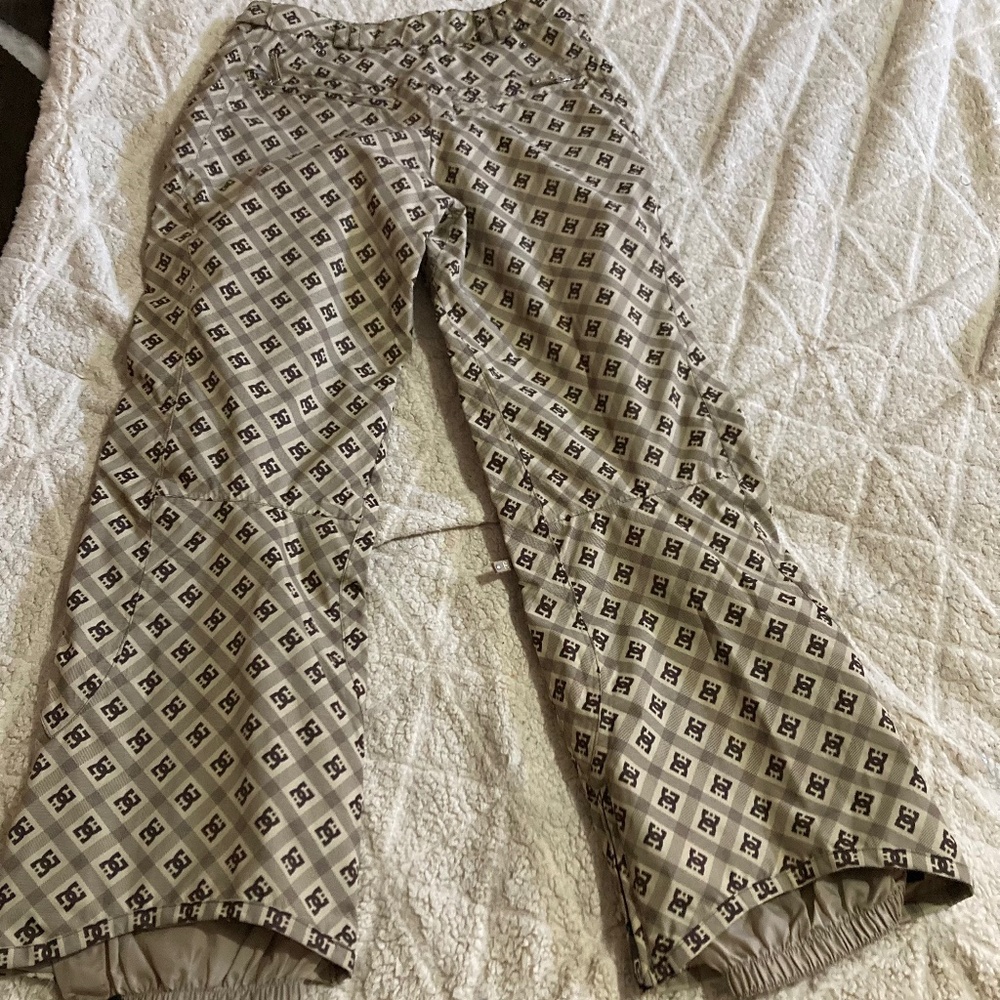 DC Snowboard Pants All Over Print Monogram Exotex 5000 Medium Ski Outdoors